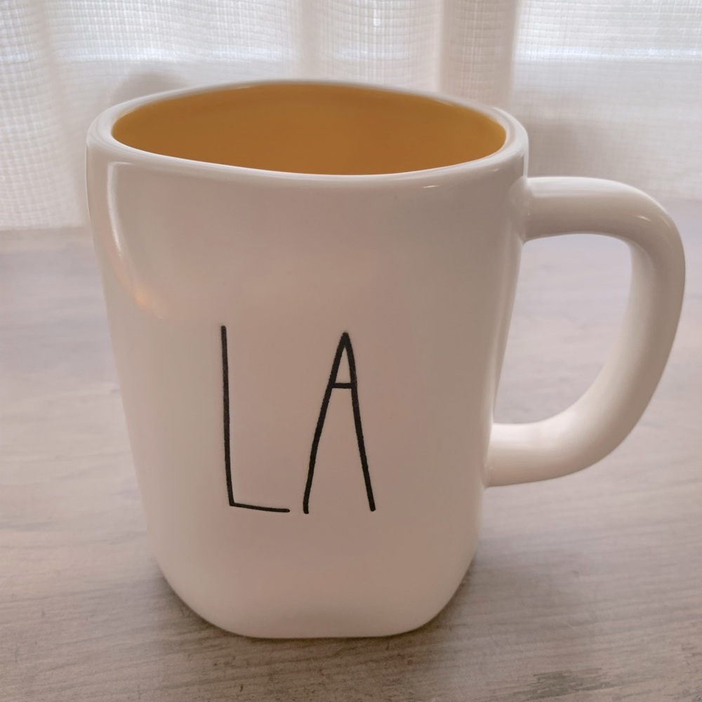 Rae Dunn LA double sided mug